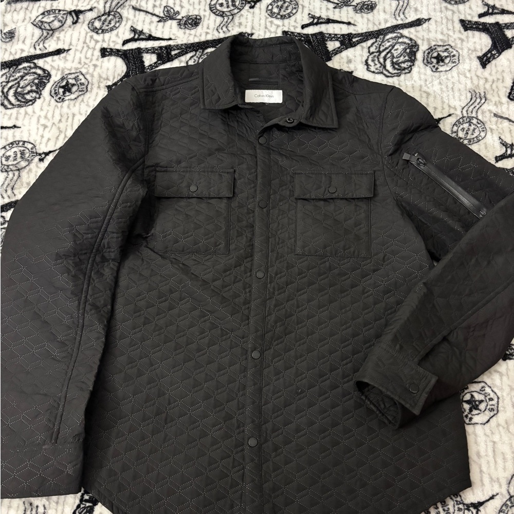 Calvin Klein Black Quilted Men's Jacket